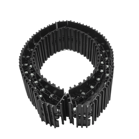 CUT-LD-02 CUT 1/12 Hydraulic Excavator Zinc Alloy Track with Three Rebars 55MM Width