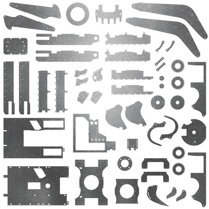 Vulpa H750E Excavator Steel Plate Set - Burnie222's 3D Printed 1/14 Model