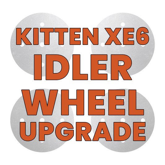 Idler Wheel Upgrade Set - Fits XE6 - Model by Ryan Lofgren