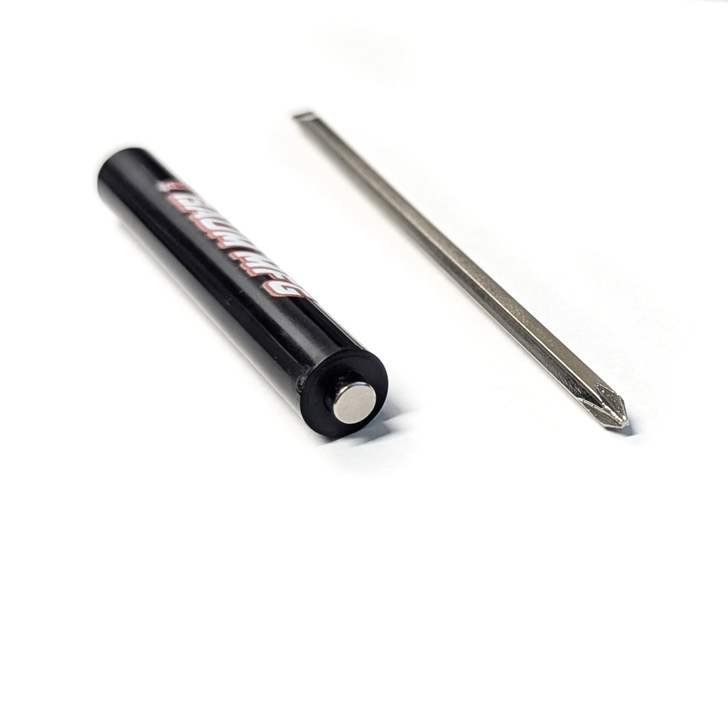 Mini Screwdriver - Reversible with Magnet + Pocket Clip