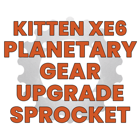 Planetary Gear Upgrade Sprocket Set - Fits XE6 - Model by Ryan Lofgren