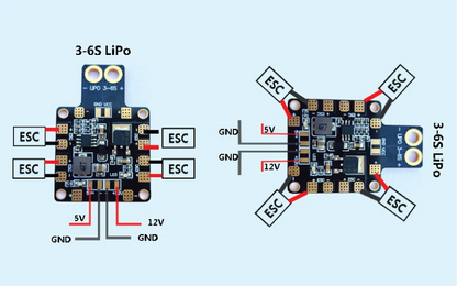 Power Distribution Board PDB-XT60 with BEC