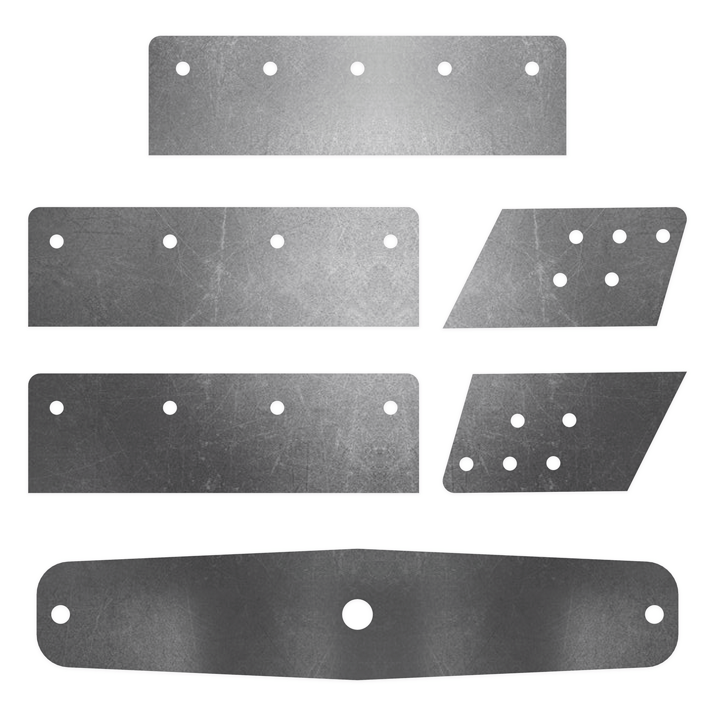 Kitten XE6 Bulldozer SU Blade Steel Plate Set - Burnie222's 3D Printed 1/14 Model