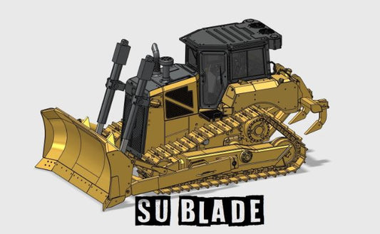 Kitten XE6 Dozer SU Blade Conversion 3D PRINTED Parts Set - Burnie222's 3D Printed 1/14 Model
