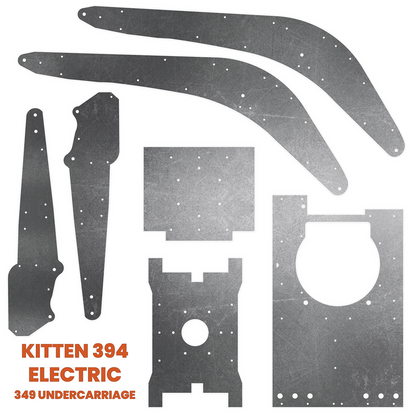 Kitten 394 Excavator Steel Plate Set - Burnie222's 3D Printed 1/14 Model