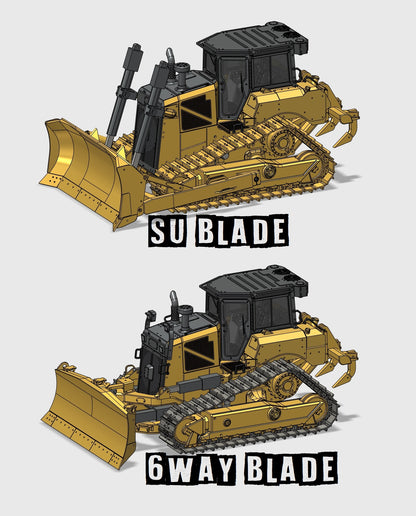 Kitten XE6 Dozer SU Blade Conversion 3D PRINTED Parts Set - Burnie222's 3D Printed 1/14 Model
