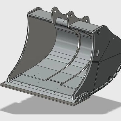 Vulpa H750E Accessory Buckets 3D PRINTED Parts Set - Burnie222's 3D Printed 1/14 Model (Copy)
