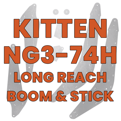 Kitten 374 NG3-74H Long Reach Boom & Stick - Burnie222's 3D Printed 1/14 Model