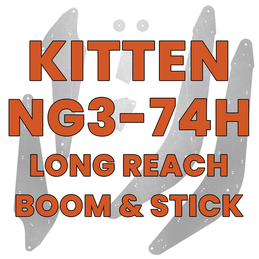 Kitten 374 NG3-74H Long Reach Boom & Stick - Burnie222's 3D Printed 1/14 Model
