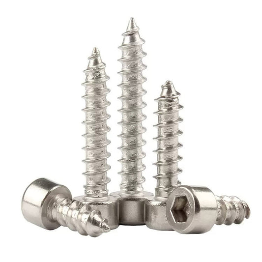 M3 Socket Head Self Tapping Screws - Stainless A2