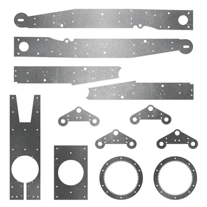 Panther T14R Crawler Carrier Steel Plate Set - MBudz10's 3D Printed 1/14 Model