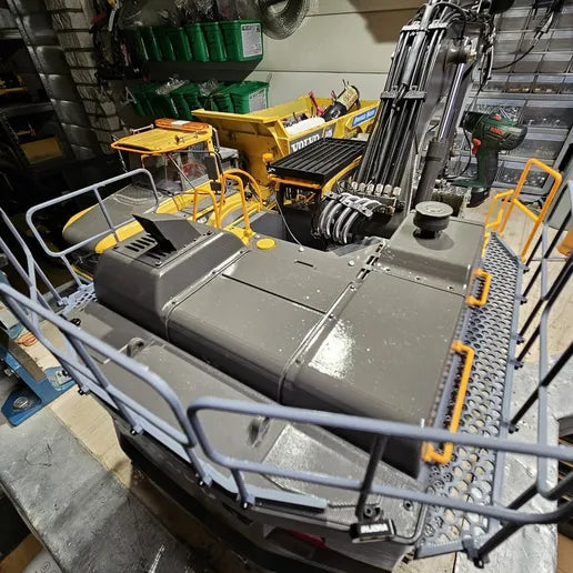 Vulpa H750E Accessories Cabin Guards & Handrails 3D PRINTED Parts Set - Burnie222's 3D Printed 1/14 Model