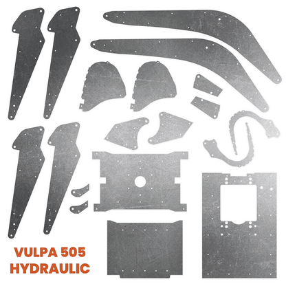 Vulpa 505 Excavator Steel Plate Set - Burnie222's 3D Printed 1/14 Model