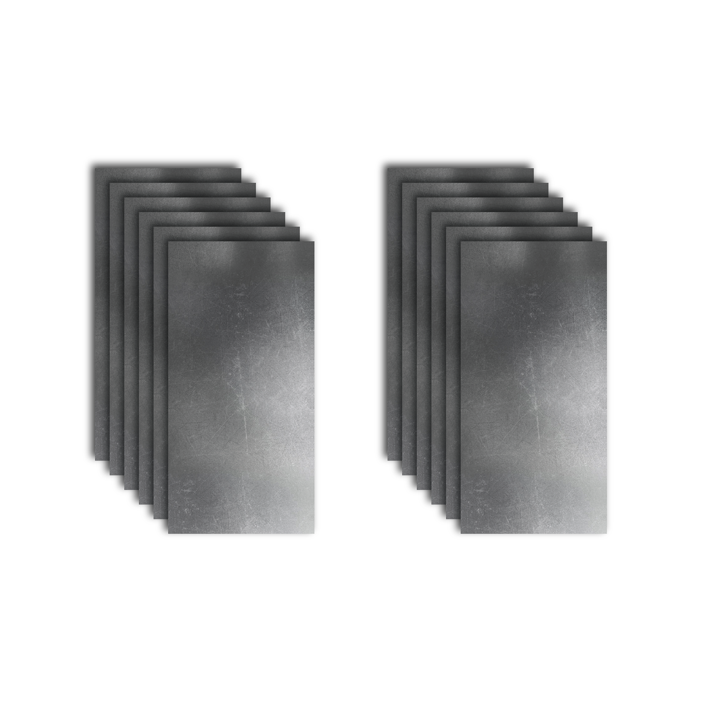 2" x 4" Weld Coupon 12pcs  - 16 Gauge Steel